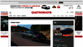 What Quattroruote.it website looked like in 2019 (5 years ago)