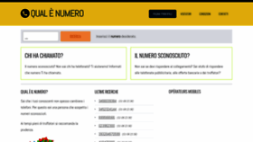 What Qualenumero.info website looked like in 2019 (5 years ago)