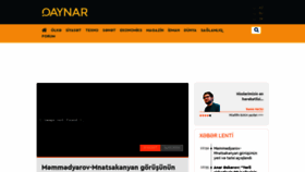 What Qaynarinfo.az website looked like in 2019 (5 years ago)