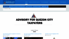 What Quezoncity.gov.ph website looked like in 2019 (5 years ago)