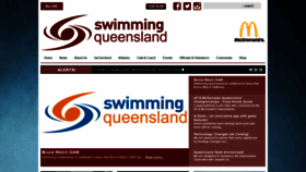 What Qld.swimming.org.au website looked like in 2019 (5 years ago)
