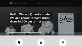What Quanticalabs.com website looked like in 2019 (5 years ago)