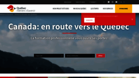 What Quebecmetiersdavenir.com website looked like in 2019 (5 years ago)