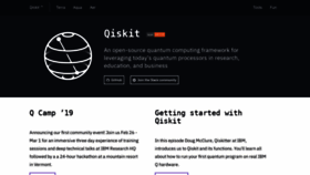 What Qiskit.org website looked like in 2019 (5 years ago)