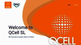 What Qcell.sl website looked like in 2019 (5 years ago)