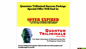 What Quantumtriliminalsuccess.com website looked like in 2019 (5 years ago)