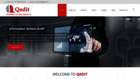 What Qadit.com website looked like in 2019 (5 years ago)