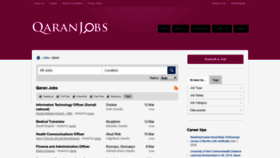 What Qaranjobs.com website looked like in 2019 (5 years ago)
