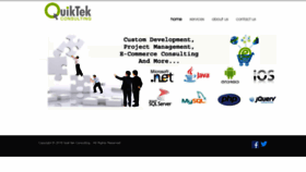 What Quiktekco.com website looked like in 2019 (5 years ago)