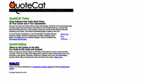 What Quotecat.com website looked like in 2019 (5 years ago)