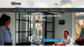 What Qlima.fr website looked like in 2019 (4 years ago)