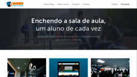 What Queroeducacao.com.br website looked like in 2019 (4 years ago)