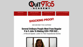What Quit9to5a.com website looked like in 2019 (4 years ago)
