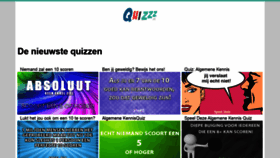 What Quizzzjes.nl website looked like in 2019 (4 years ago)