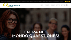 What Quaestiones.com website looked like in 2019 (4 years ago)
