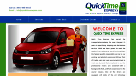 What Quicktimeexpress.com website looked like in 2019 (4 years ago)