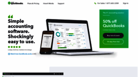 What Quickbooksonline.com website looked like in 2019 (4 years ago)