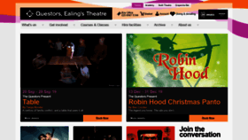 What Questors.org.uk website looked like in 2019 (7 years ago)