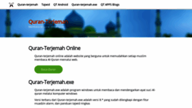 What Quran-terjemah.org website looked like in 2019 (4 years ago)