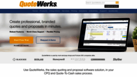 What Quotewerks.com website looked like in 2019 (4 years ago)