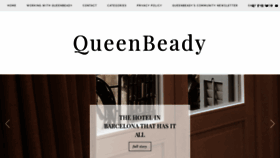 What Queenbeady.com website looked like in 2019 (4 years ago)