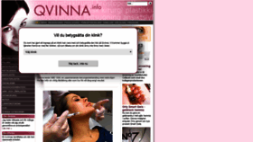 What Qvinna.info website looked like in 2019 (4 years ago)