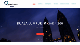 What Qtraveldoha.com website looked like in 2019 (4 years ago)