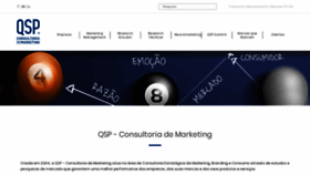 What Qspmarketing.pt website looked like in 2019 (4 years ago)