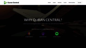 What Qurancentral.com website looked like in 2019 (4 years ago)