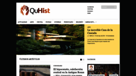 What Quhist.com website looked like in 2019 (4 years ago)