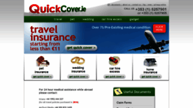 What Quickcover.ie website looked like in 2019 (4 years ago)