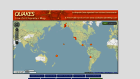 What Quakes.globalincidentmap.com website looked like in 2019 (4 years ago)