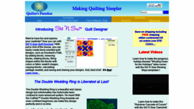 What Quiltersparadiseesc.com website looked like in 2019 (4 years ago)