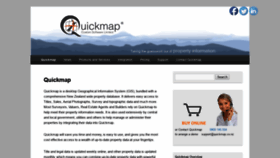 What Quickmap.co.nz website looked like in 2019 (4 years ago)