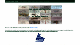 What Qmjhlarenaguide.com website looked like in 2019 (4 years ago)