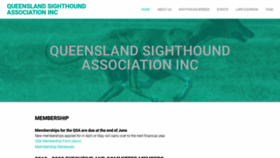 What Qldsighthoundassociation.com website looked like in 2019 (4 years ago)