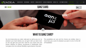 What Qanzcard.com website looked like in 2019 (4 years ago)