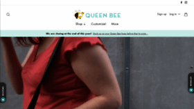 What Queenbee-creations.com website looked like in 2019 (4 years ago)