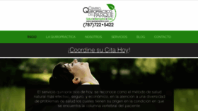 What Quiropractico.com website looked like in 2019 (5 years ago)