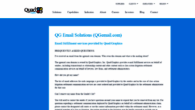 What Qgemail.com website looked like in 2019 (4 years ago)