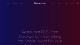 What Quickworkz.com website looked like in 2019 (4 years ago)