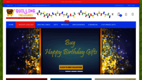 What Quillingtreasures.com website looked like in 2019 (4 years ago)