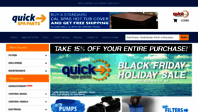 What Quickspaparts.com website looked like in 2019 (4 years ago)