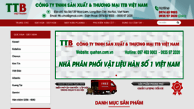 What Quehan.com.vn website looked like in 2019 (4 years ago)