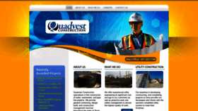 What Quadvestconstruction.com website looked like in 2019 (4 years ago)