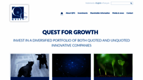 What Questforgrowth.com website looked like in 2019 (4 years ago)