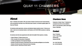 What Quay11barristersbrisbane.com.au website looked like in 2019 (4 years ago)