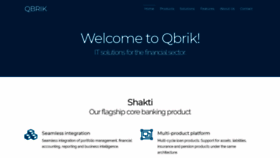 What Qbrik.in website looked like in 2019 (4 years ago)
