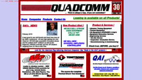 What Quadcomm.net website looked like in 2019 (4 years ago)
