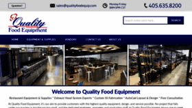 What Qualityfoodequip.com website looked like in 2019 (4 years ago)